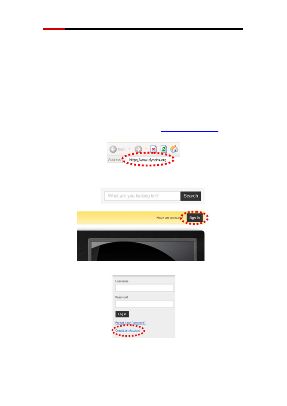 3 additional setup guides, 1 obtain a free dyndns account to view while away | Rosewill WIRED INTERNET CAMERA RXS-3211 User Manual | Page 78 / 86