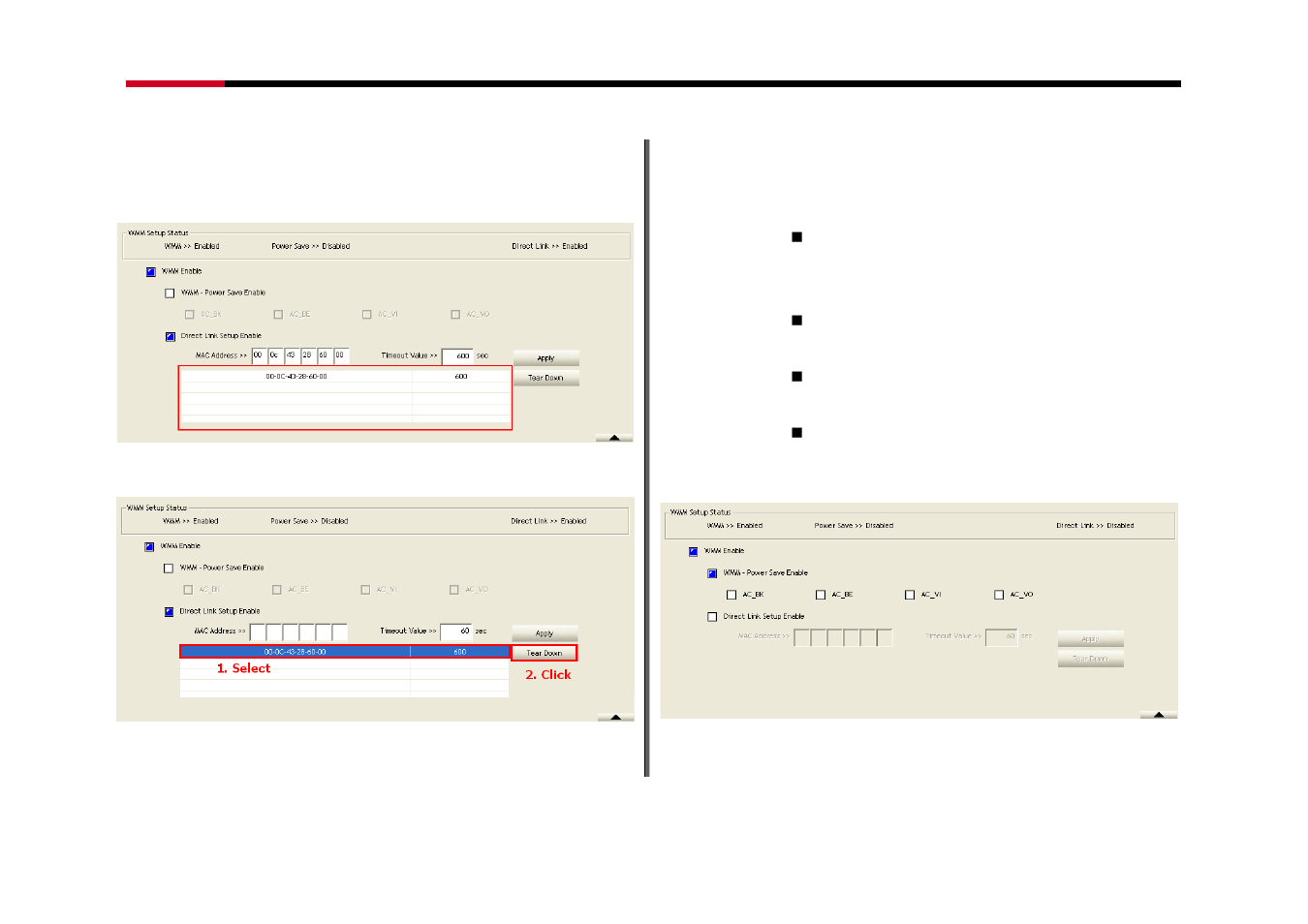 2 example to enable wmm – power save enable, 2 wps setup examples, Example to enable wmm – power save enable | Rosewill RNX-N150PC User Manual | Page 38 / 46