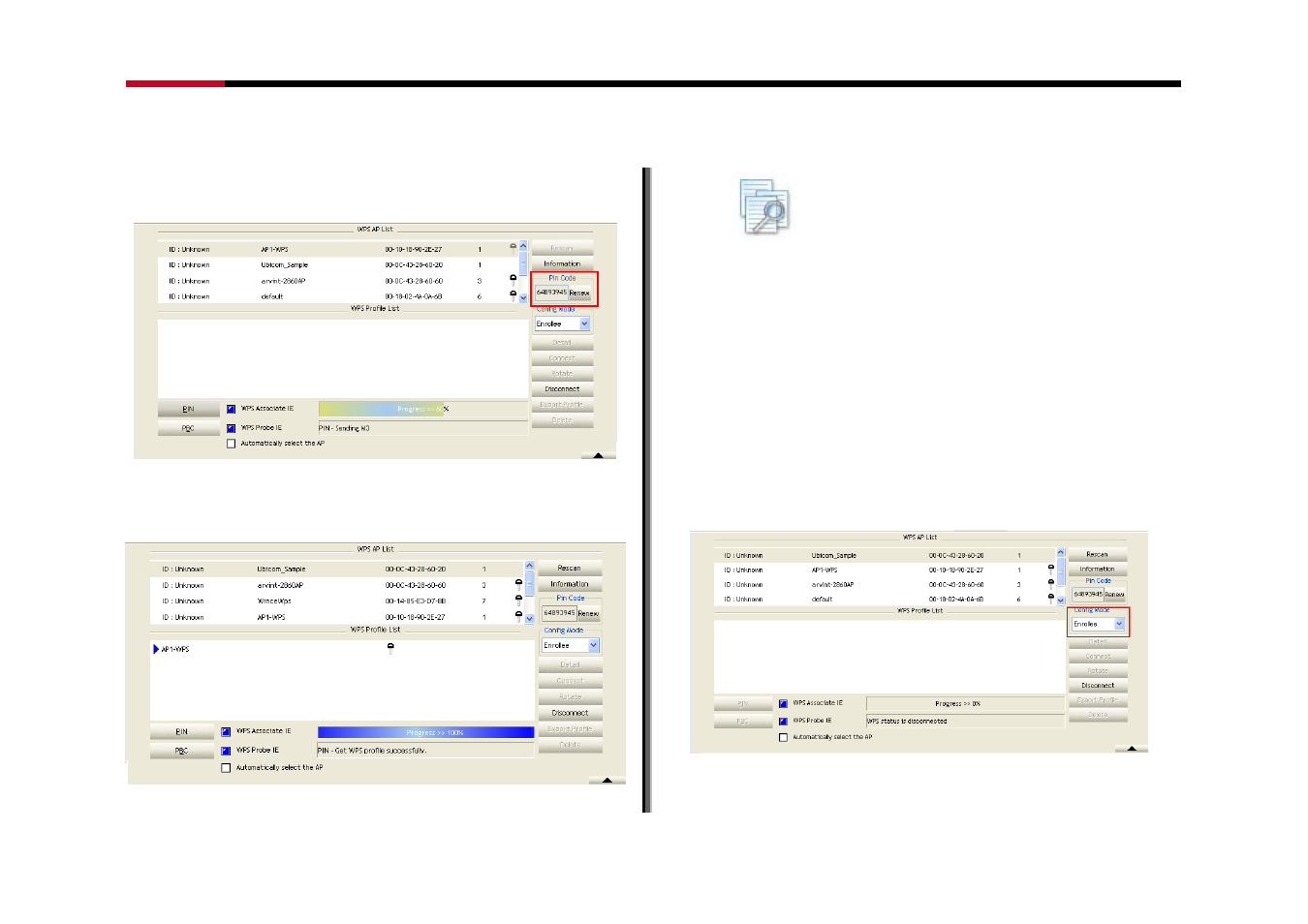 2 example to add to wps using pbc method, Example to add to wps using pbc method | Rosewill RNX-N150PC User Manual | Page 40 / 46