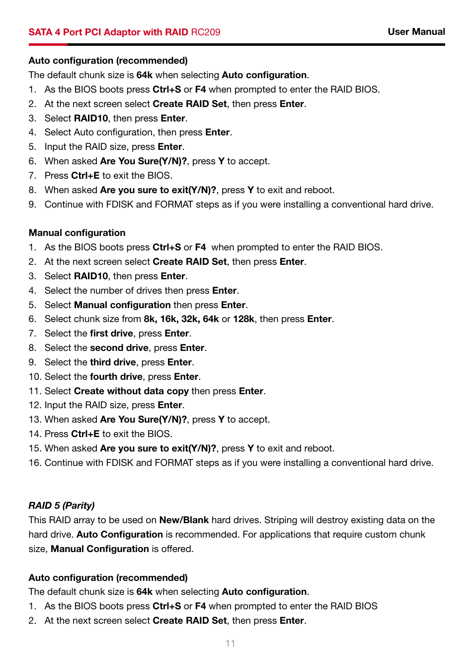 Rosewill RC-209 User Manual | Page 13 / 23