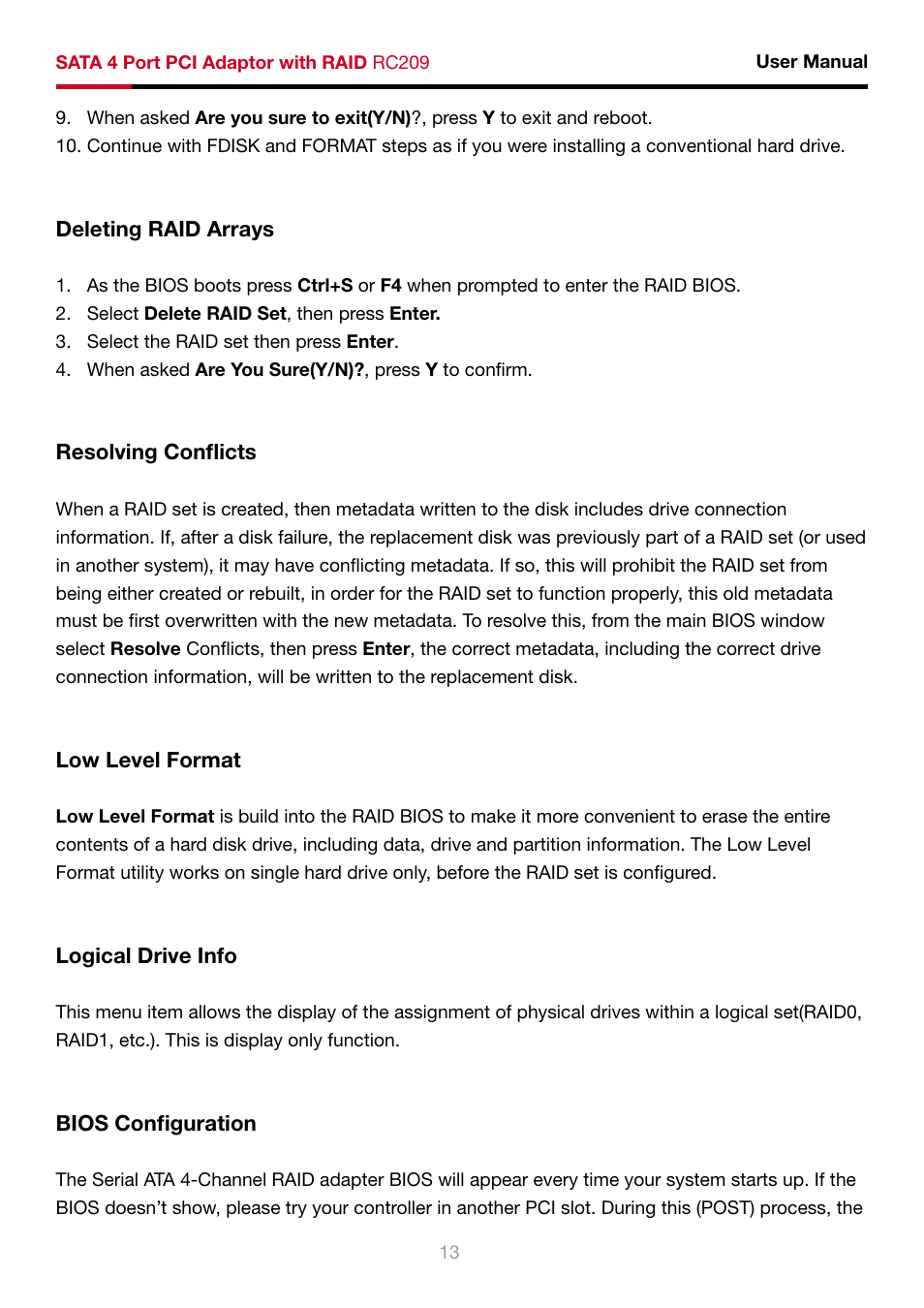 Rosewill RC-209 User Manual | Page 15 / 23