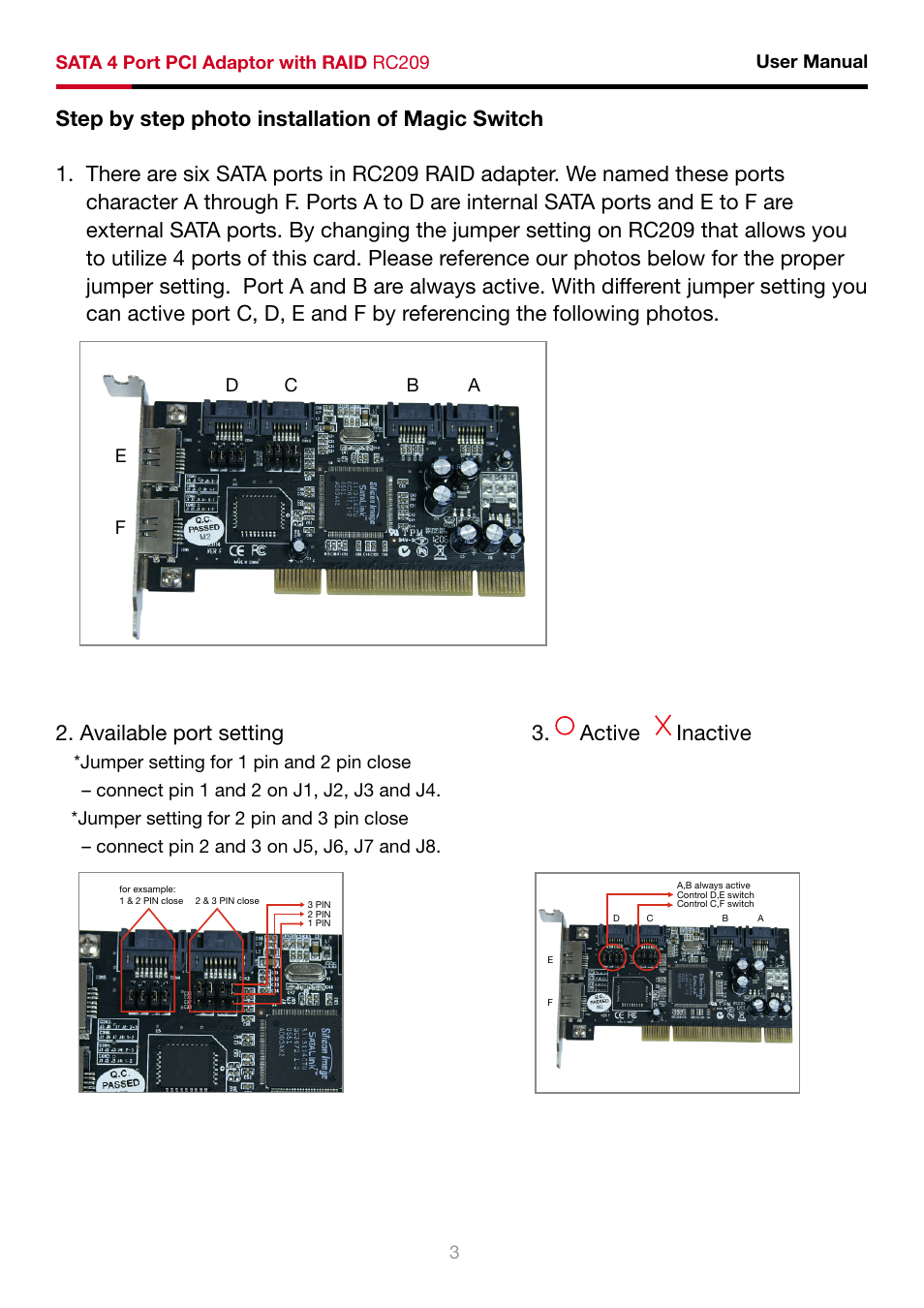 Rosewill RC-209 User Manual | Page 5 / 23