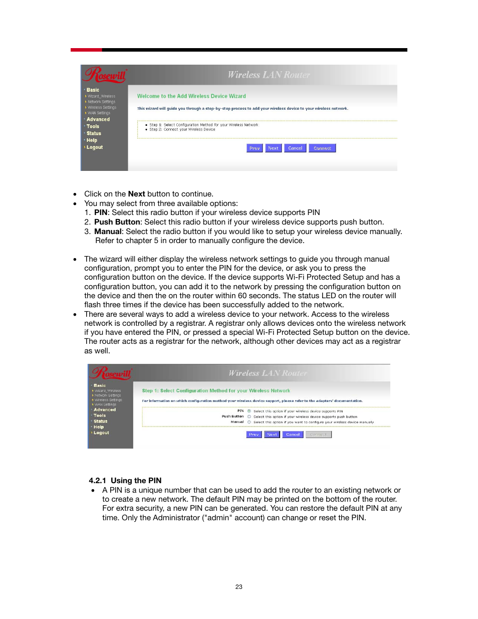 Rosewill RNX-N4 User Manual | Page 23 / 93