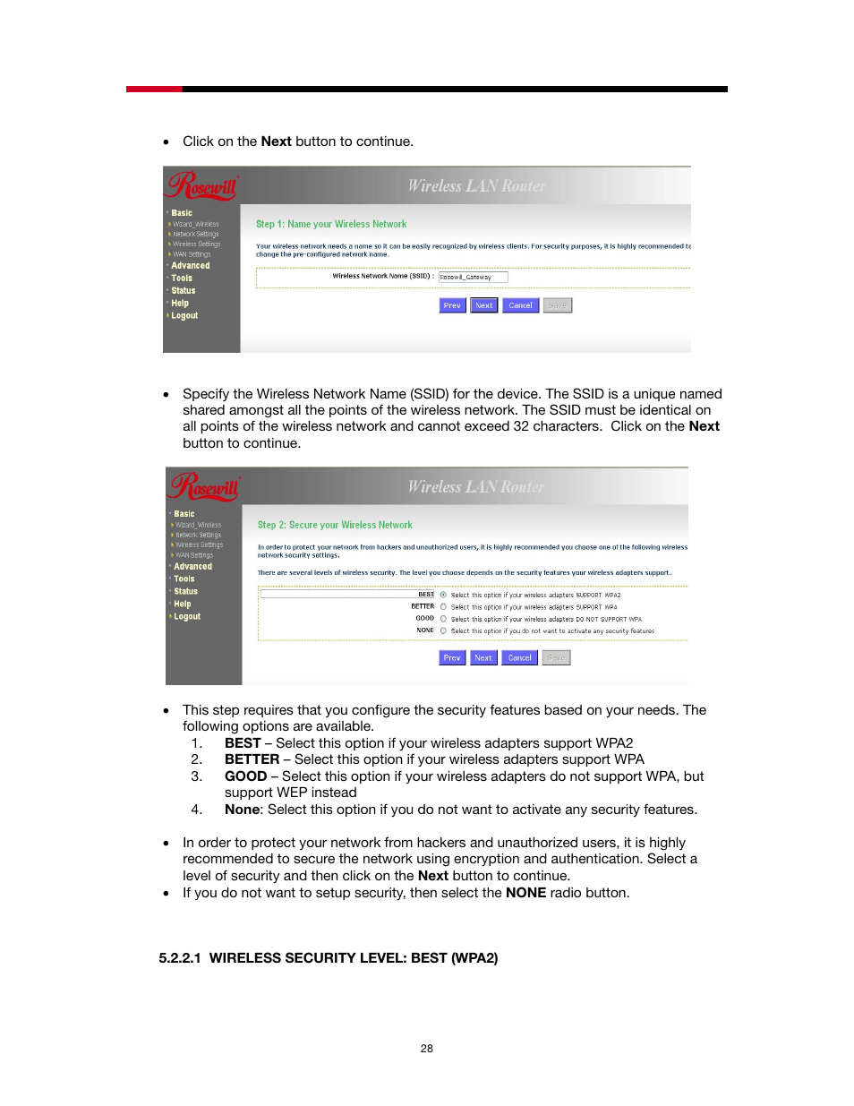 Rosewill RNX-N4 User Manual | Page 28 / 93