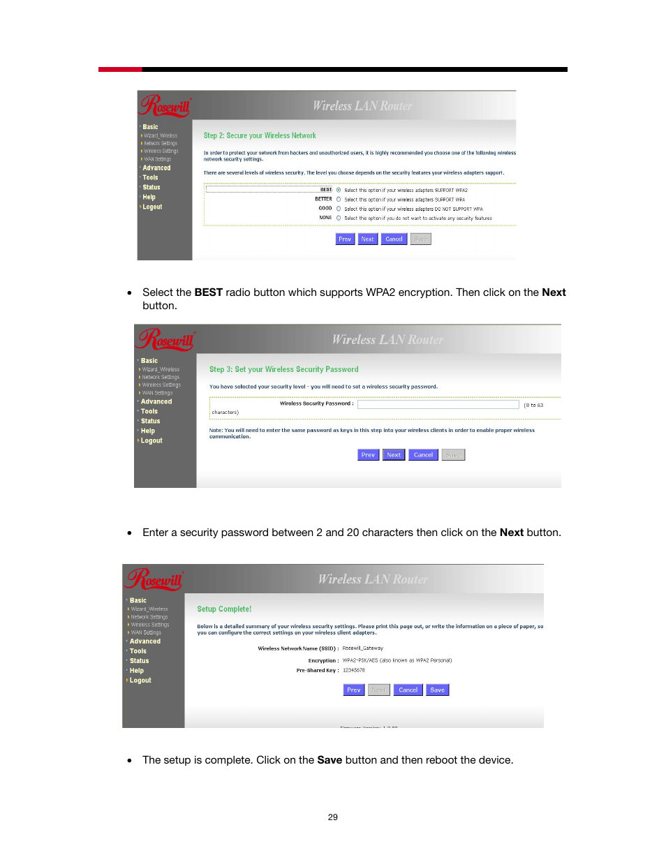 Rosewill RNX-N4 User Manual | Page 29 / 93