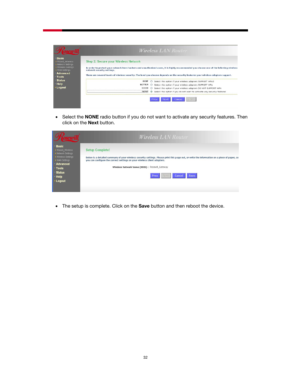 Rosewill RNX-N4 User Manual | Page 32 / 93