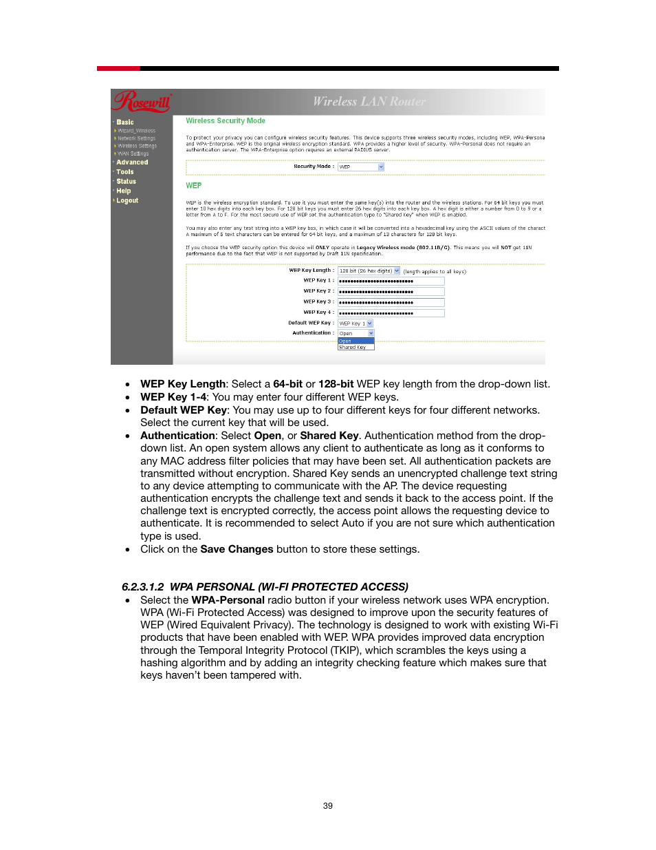 Rosewill RNX-N4 User Manual | Page 39 / 93
