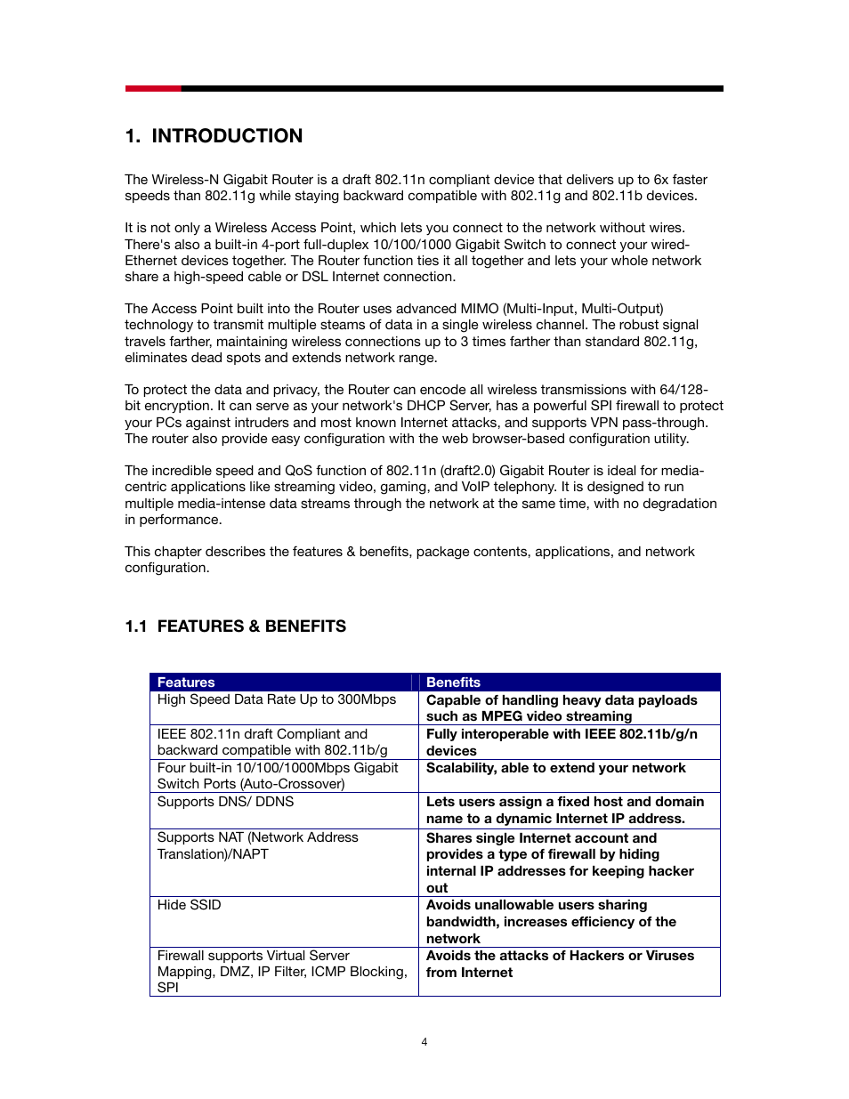 Introduction | Rosewill RNX-N4 User Manual | Page 4 / 93