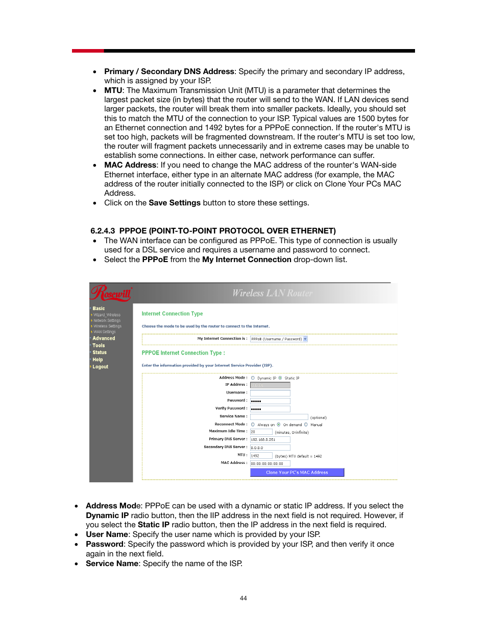 Rosewill RNX-N4 User Manual | Page 44 / 93