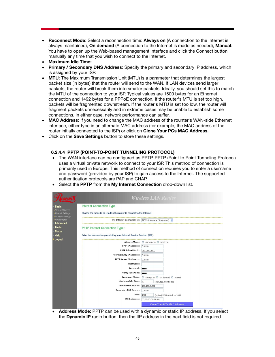 Rosewill RNX-N4 User Manual | Page 45 / 93