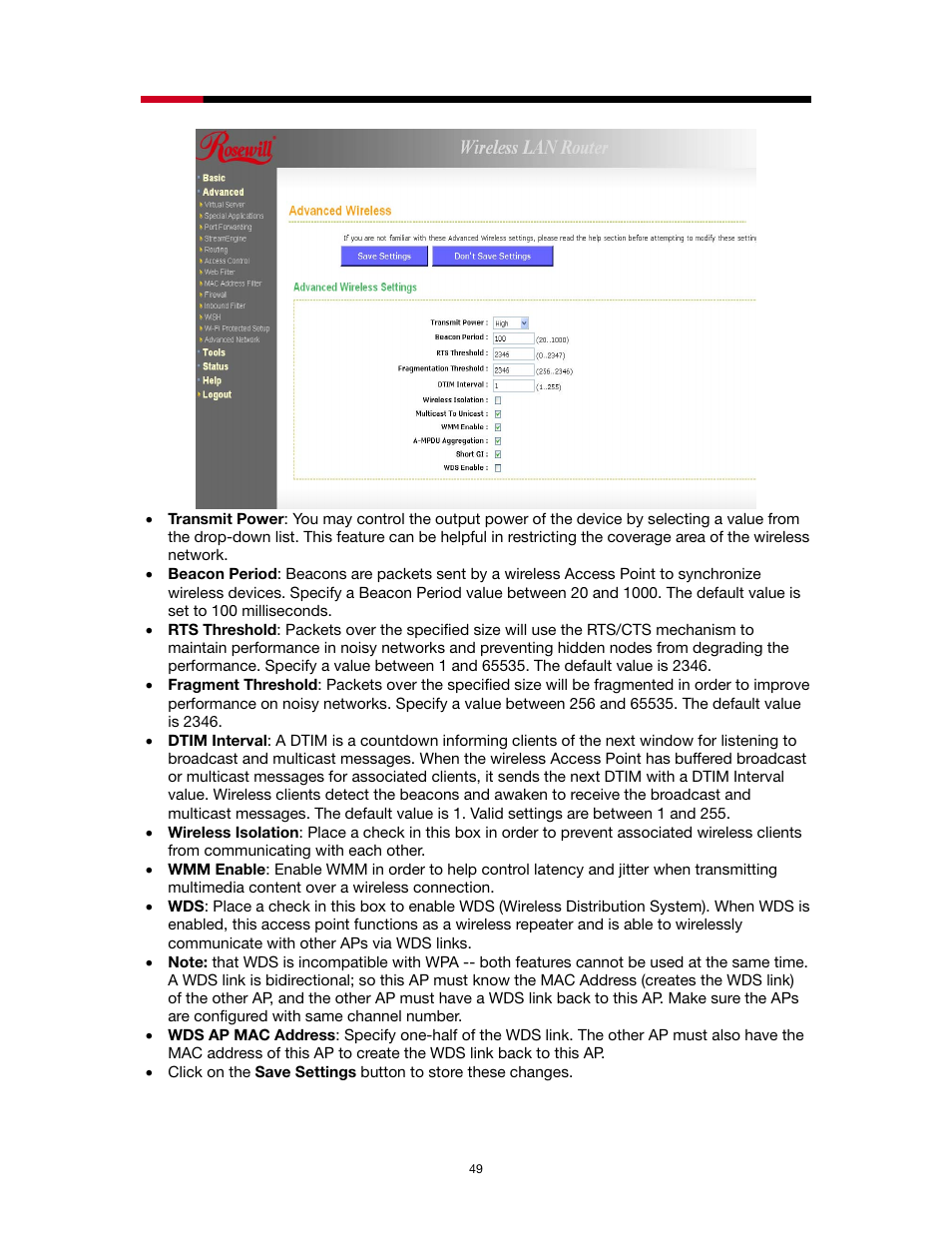 Rosewill RNX-N4 User Manual | Page 49 / 93