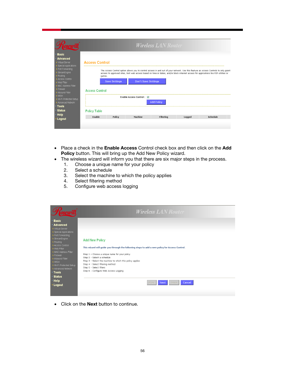 Rosewill RNX-N4 User Manual | Page 56 / 93