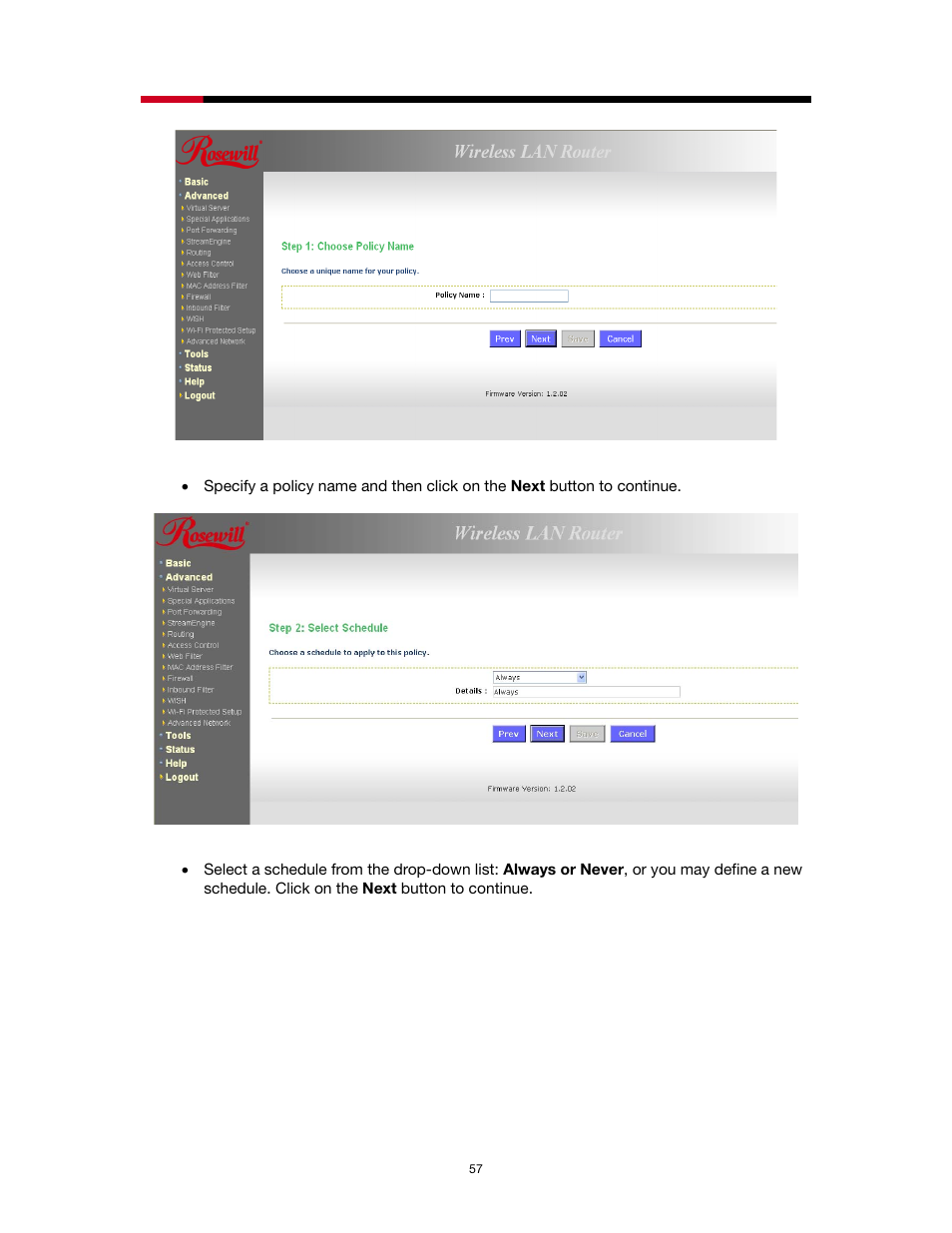 Rosewill RNX-N4 User Manual | Page 57 / 93