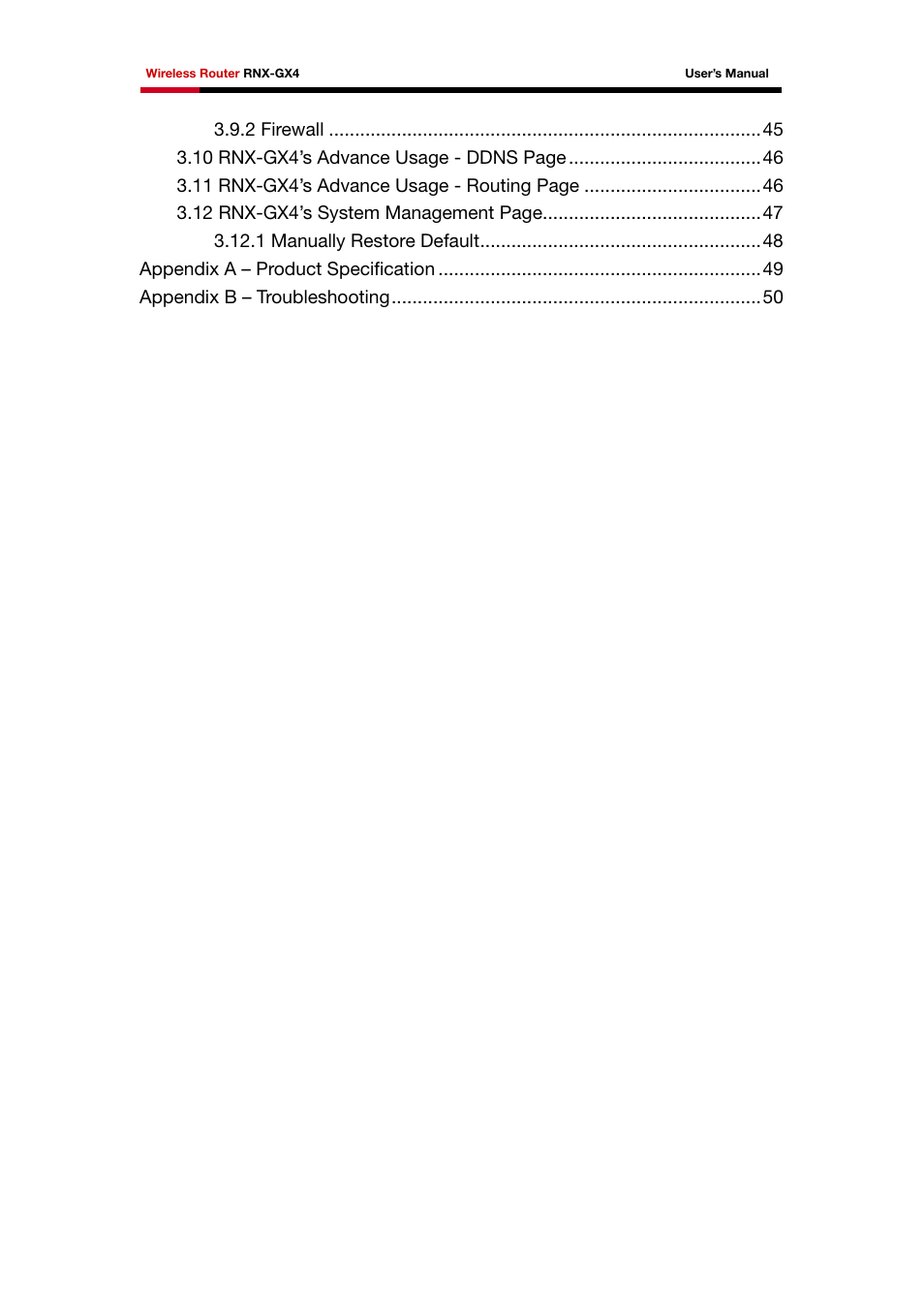 Rosewill RNX-GX4 User Manual | Page 3 / 52