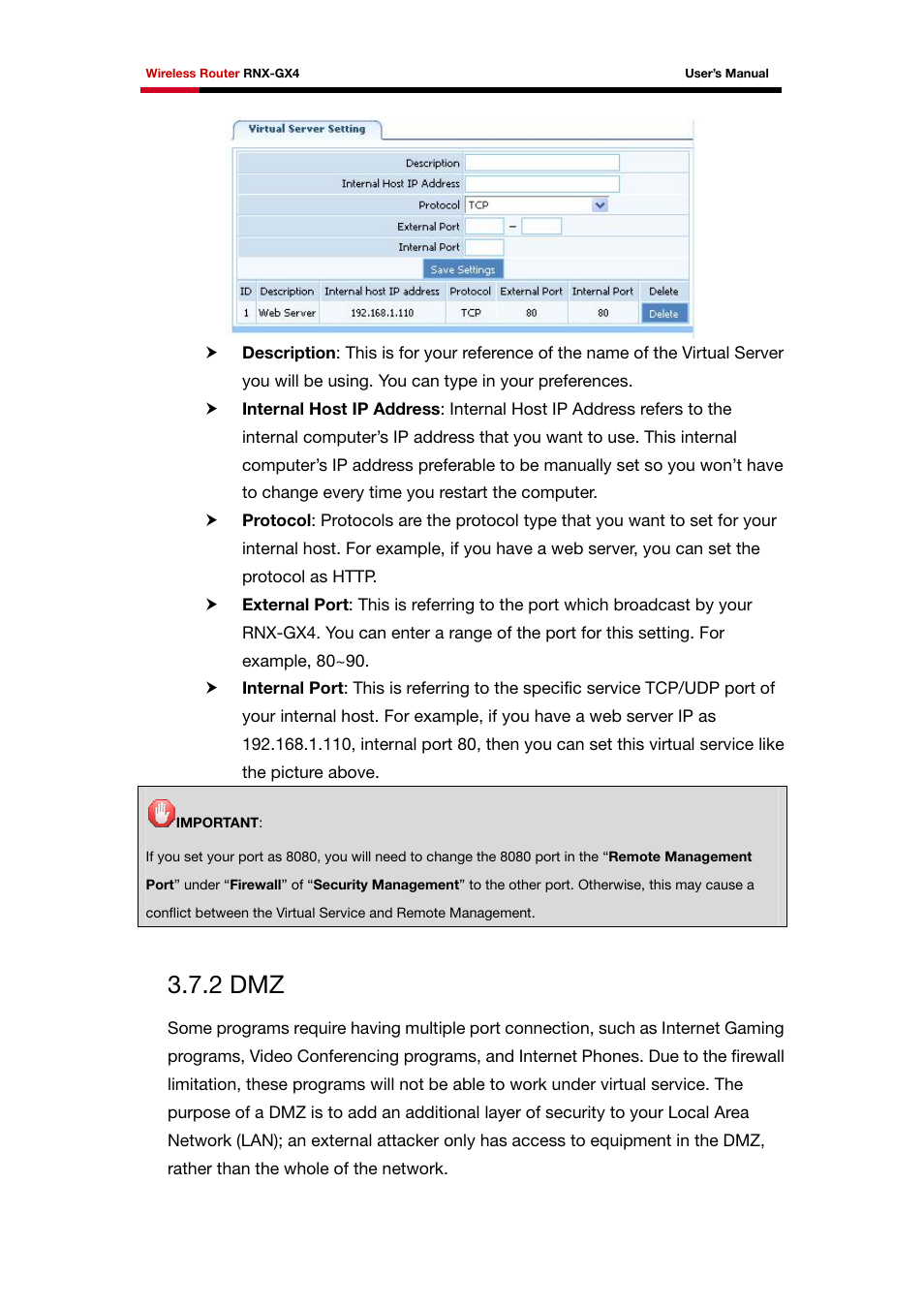 2 dmz | Rosewill RNX-GX4 User Manual | Page 40 / 52