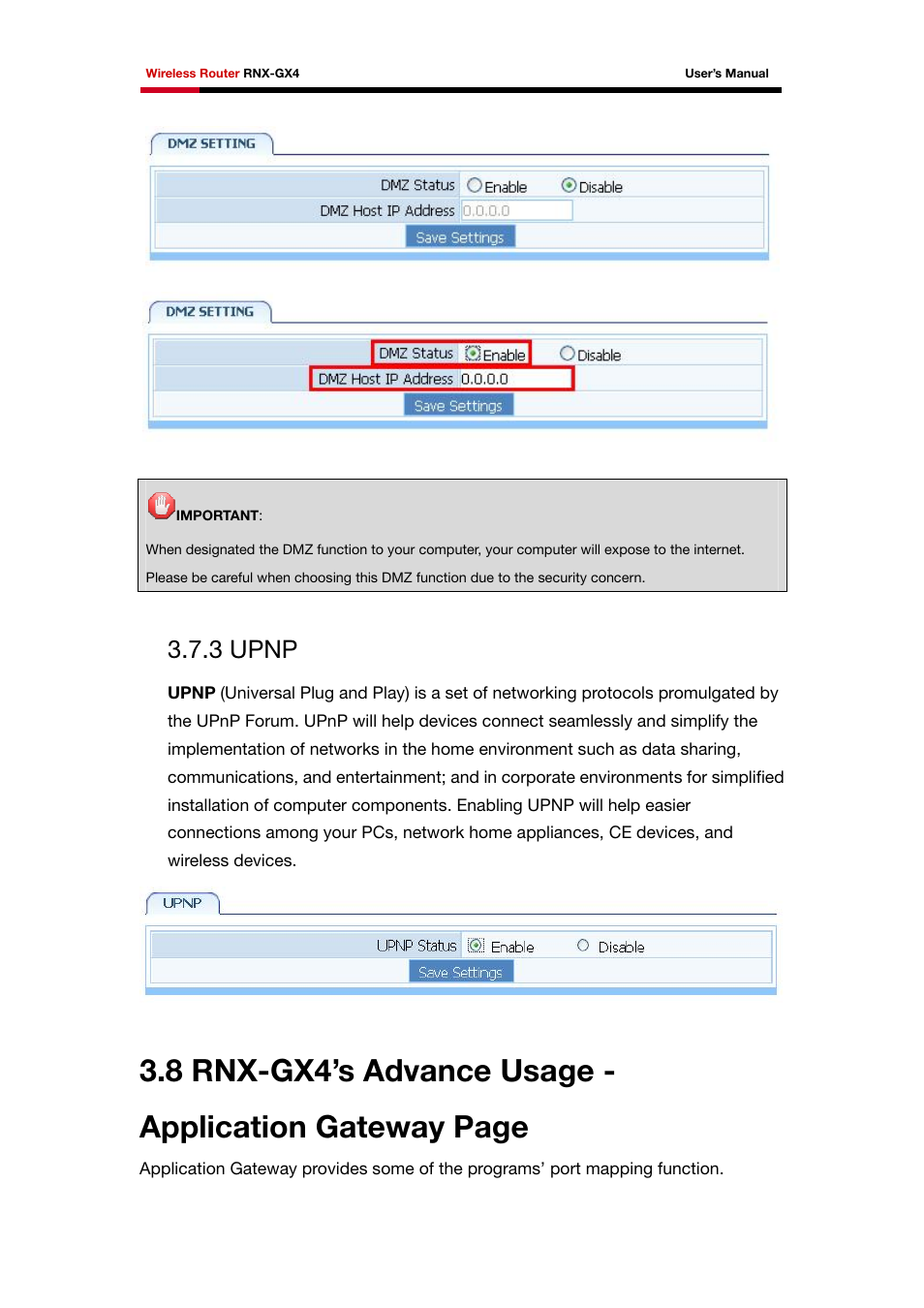 3 upnp | Rosewill RNX-GX4 User Manual | Page 41 / 52