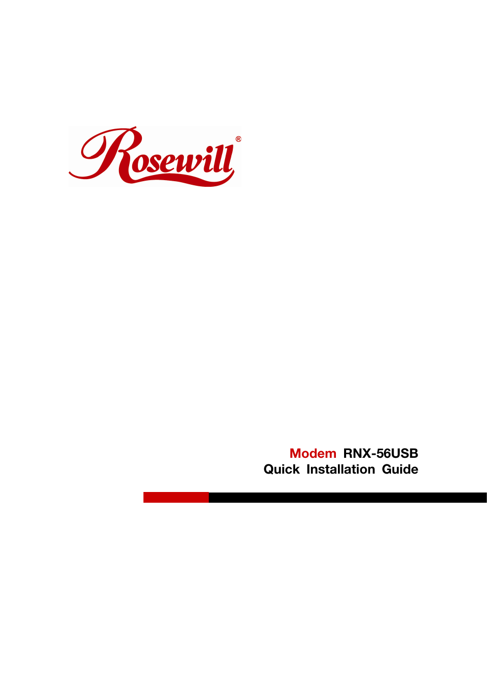 Rosewill RNX-56USB User Manual | 15 pages