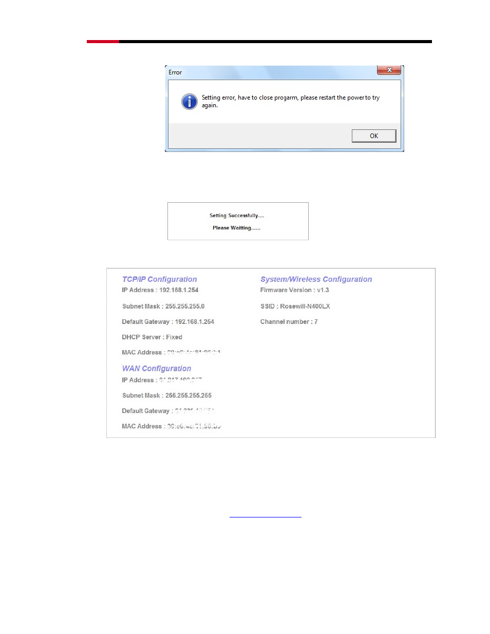 22 connecting using web browser | Rosewill RNX-N400LX User Manual | Page 22 / 72