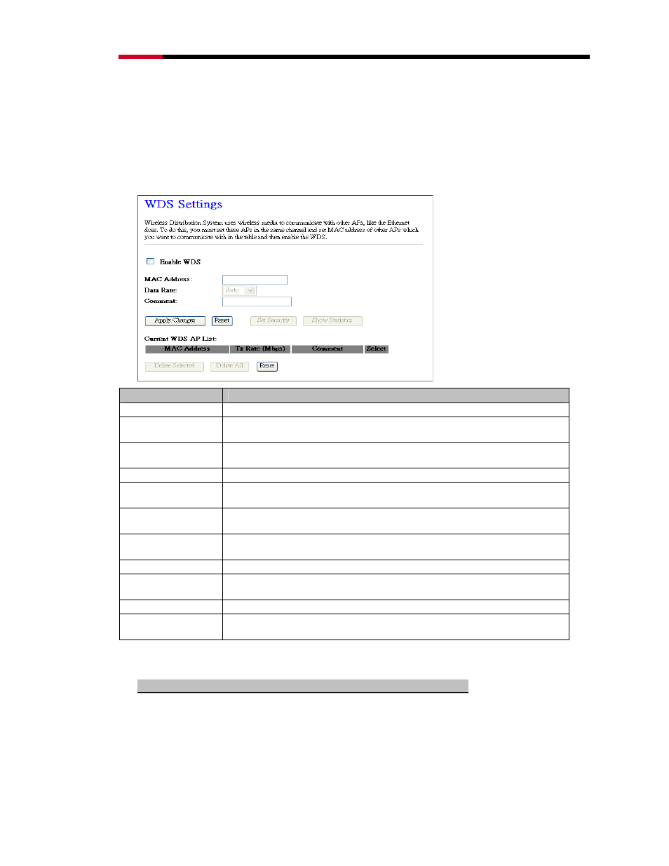 35 wireless – wds settings, 351 wds security setup | Rosewill RNX-N400LX User Manual | Page 33 / 72