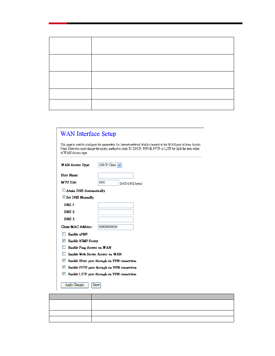 422 wan interface setup – dhcp client | Rosewill RNX-N400LX User Manual | Page 40 / 72