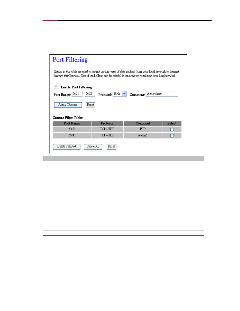 52 firewall - ip filtering | Rosewill RNX-N400LX User Manual | Page 46 / 72