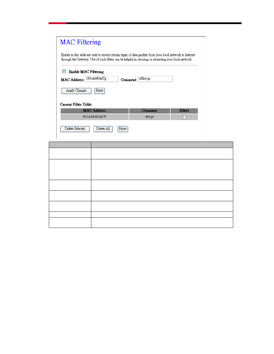 54 firewall – port forwarding | Rosewill RNX-N400LX User Manual | Page 48 / 72