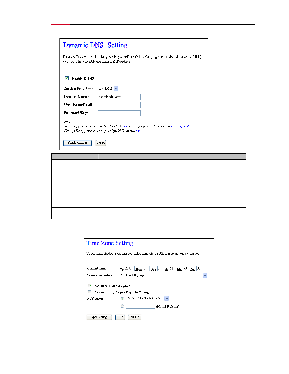 74 management – time zone setting | Rosewill RNX-N400LX User Manual | Page 55 / 72