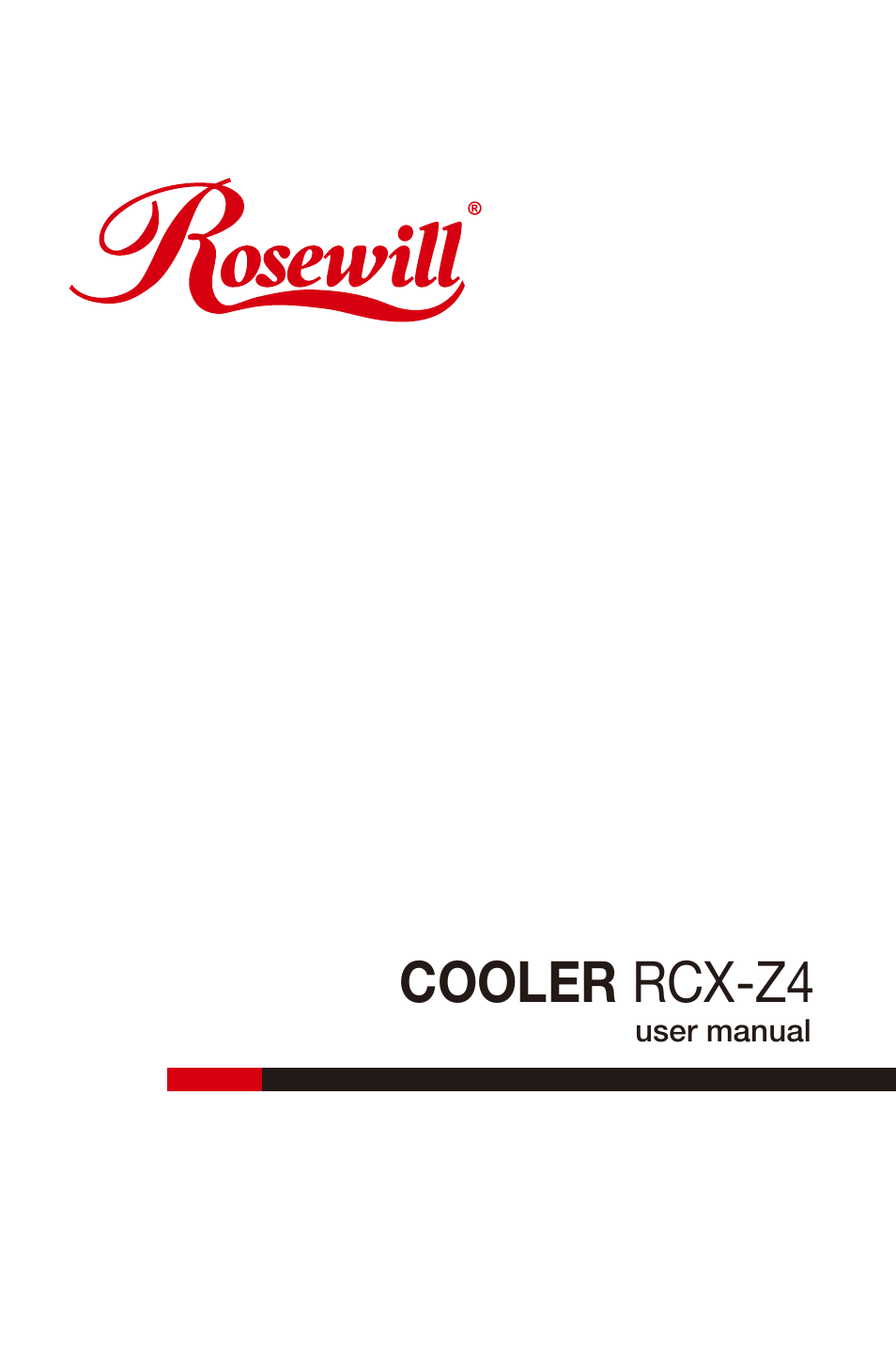 Rosewill RCX-Z4 User Manual | 13 pages