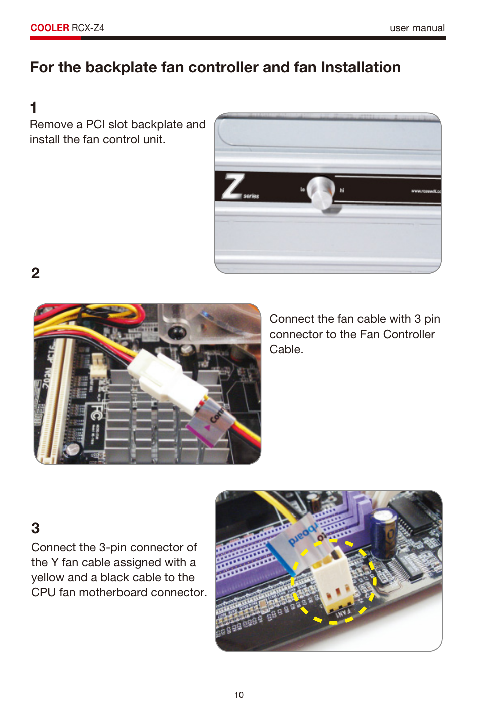 Rosewill RCX-Z4 User Manual | Page 11 / 13