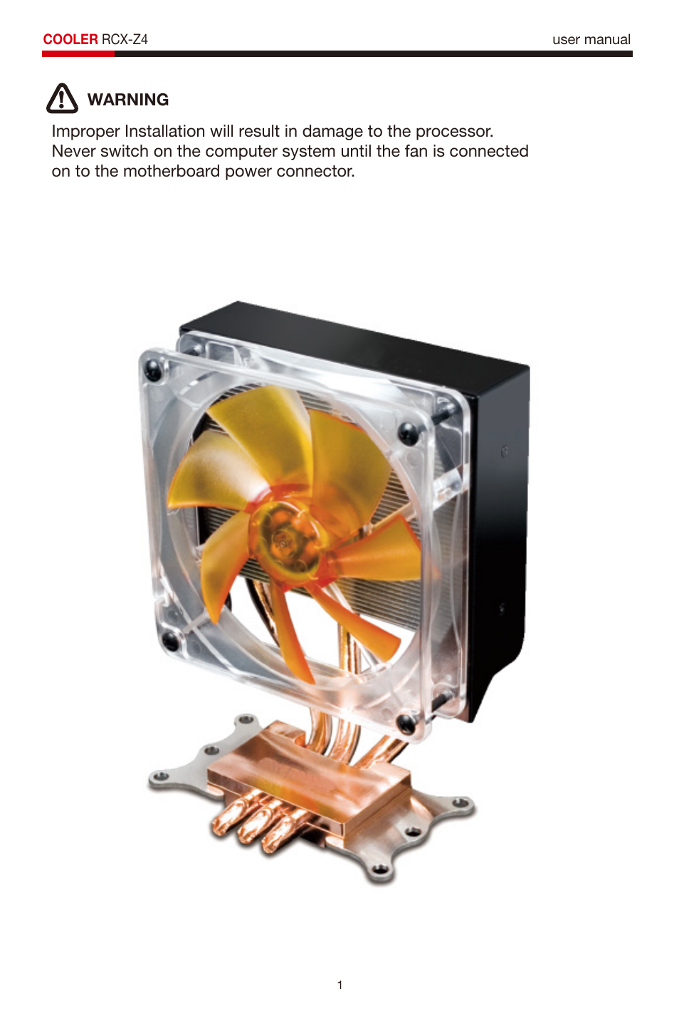 Rosewill RCX-Z4 User Manual | Page 2 / 13