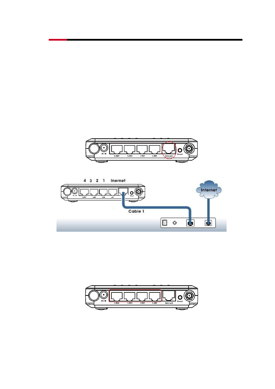 7 rnx-easyn400’s lan & wan cable connection setup | Rosewill ROUTERRNX EASYN400 User Manual | Page 10 / 112