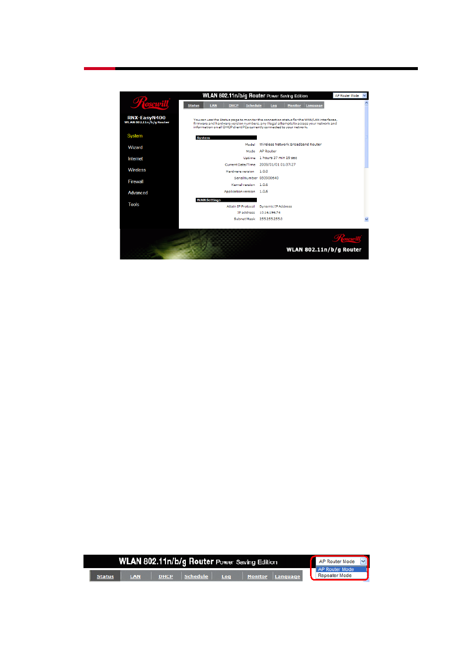 1 resetting the rnx-easyn400, 2 navigate rnx-easyn400 | Rosewill ROUTERRNX EASYN400 User Manual | Page 28 / 112