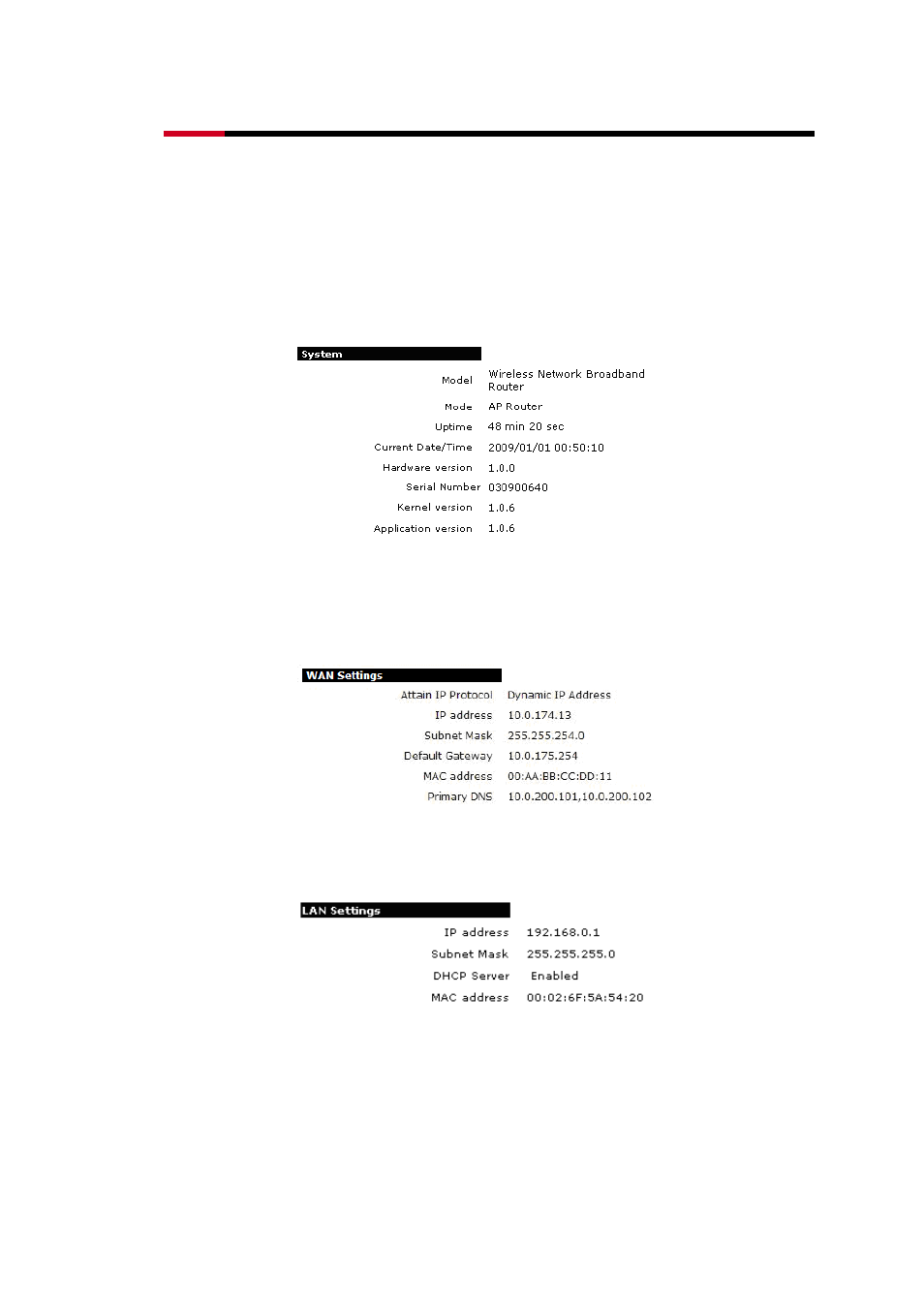 3 rnx-easyn400’s system page | Rosewill ROUTERRNX EASYN400 User Manual | Page 34 / 112