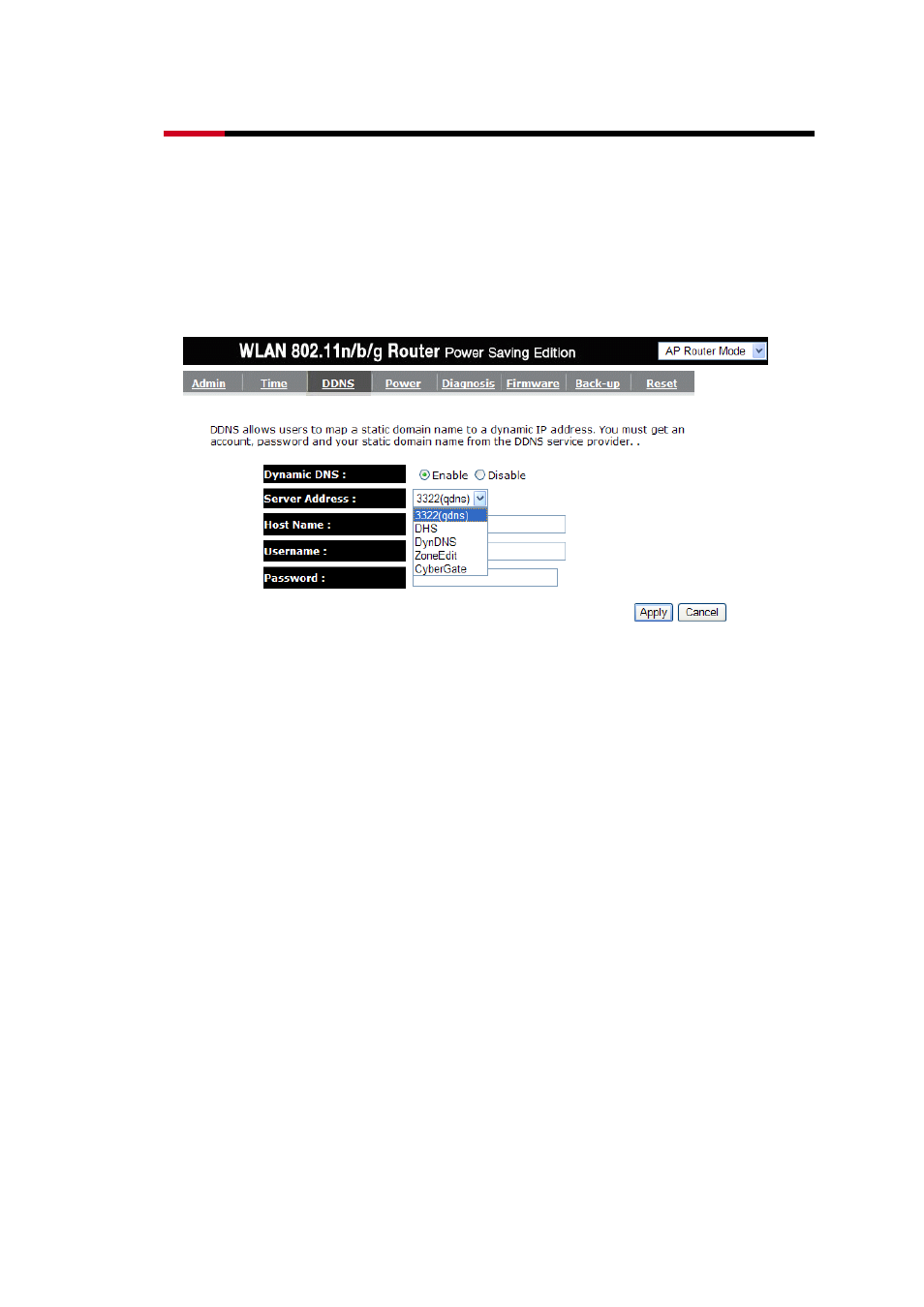 3 ddns, 4 power | Rosewill ROUTERRNX EASYN400 User Manual | Page 78 / 112