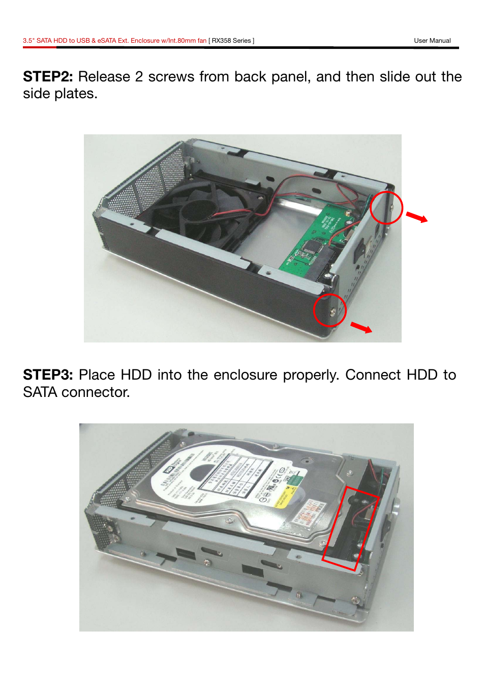 Rosewill RX358 User Manual | Page 5 / 11