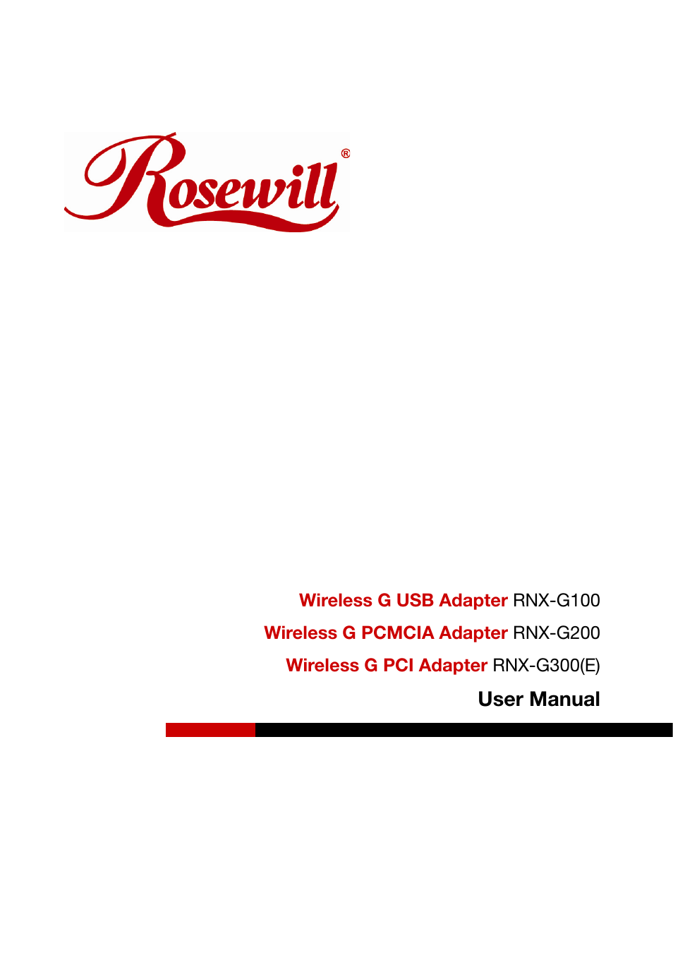 Rosewill RNX-G200 User Manual | 20 pages