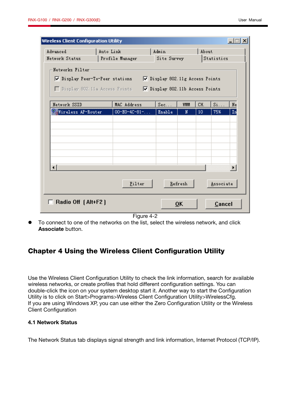 1 network status | Rosewill RNX-G200 User Manual | Page 10 / 20