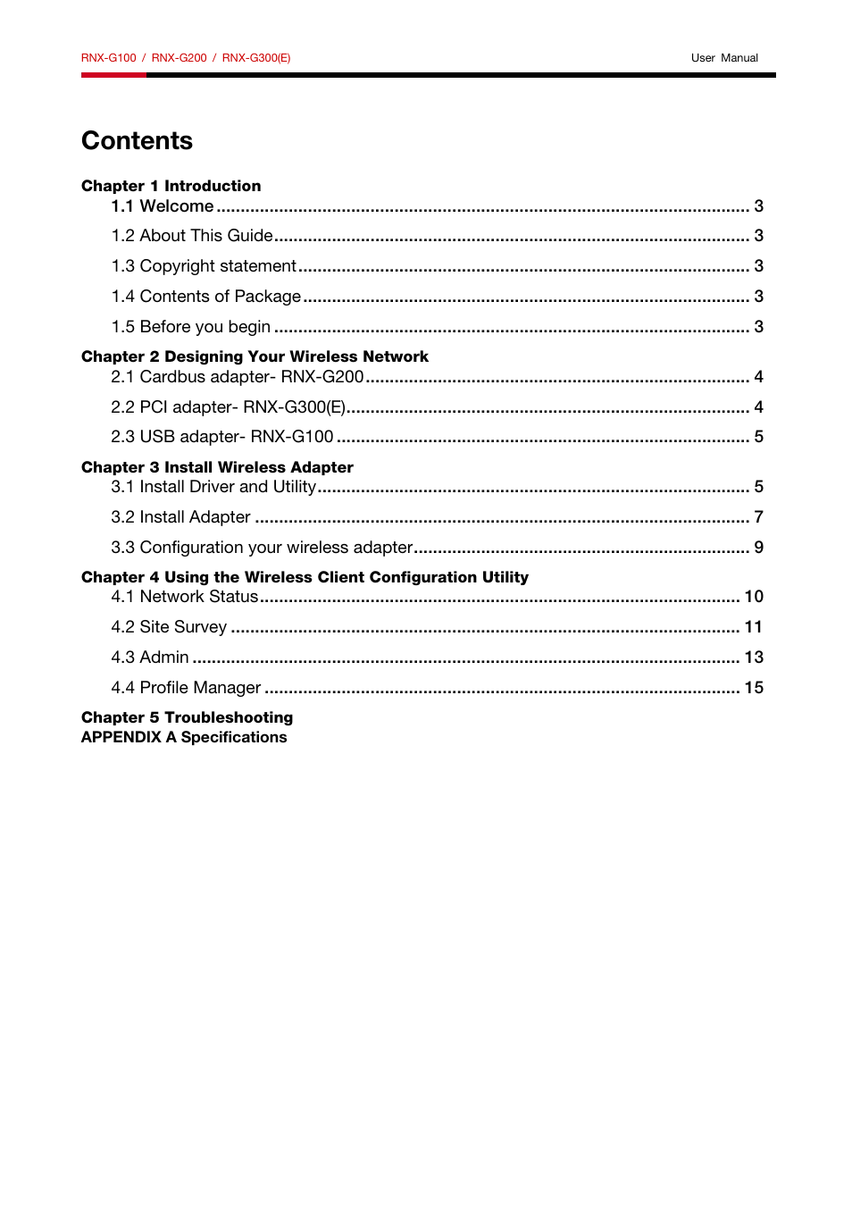 Rosewill RNX-G200 User Manual | Page 2 / 20
