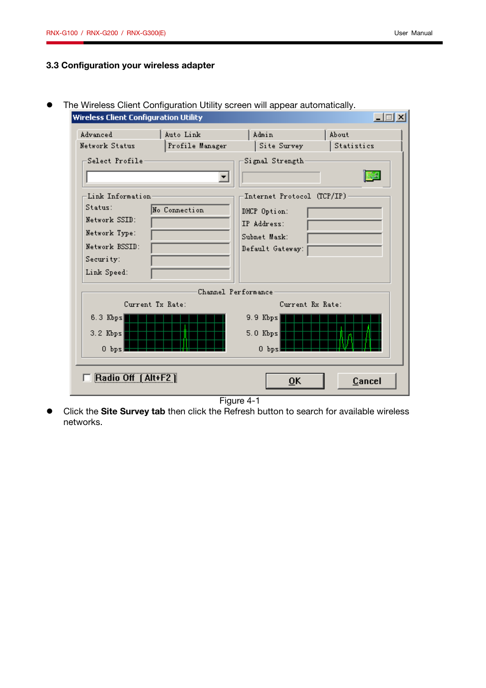 3 configuration your wireless adapter | Rosewill RNX-G200 User Manual | Page 9 / 20