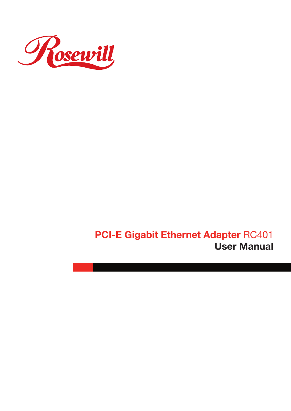 Rosewill RC-401 User Manual | 2 pages