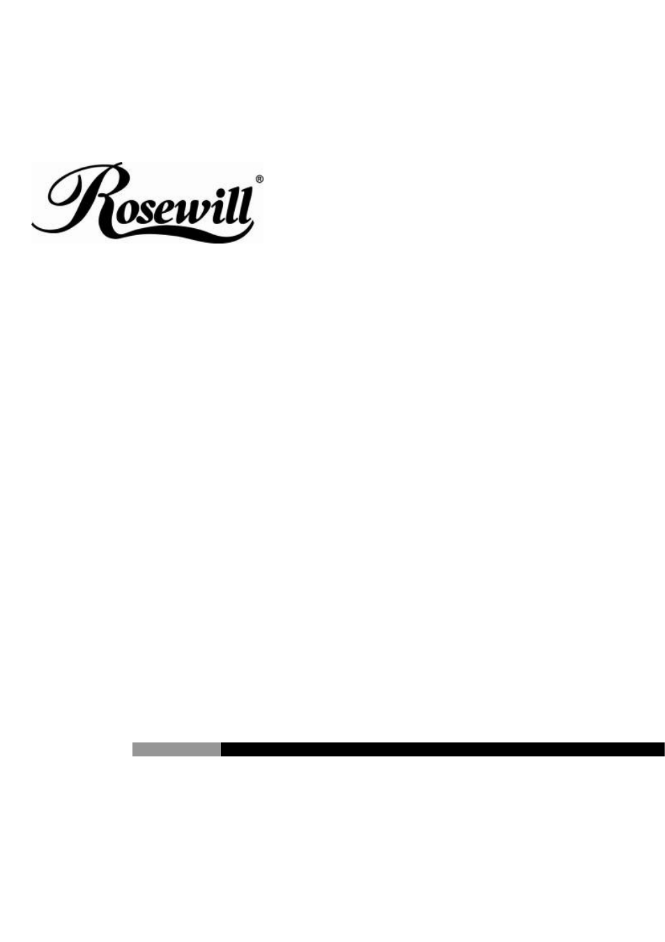 Rosewill RSV-L4000 User Manual | 12 pages