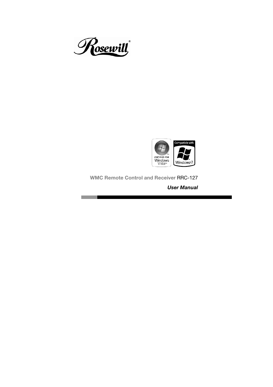 Rosewill RRC-127 User Manual | 10 pages