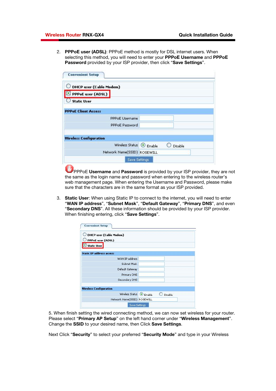 Rosewill RNX-GX4 User Manual | Page 7 / 8