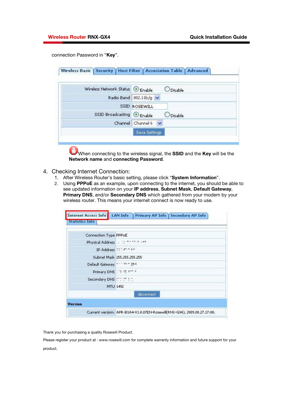 Rosewill RNX-GX4 User Manual | Page 8 / 8