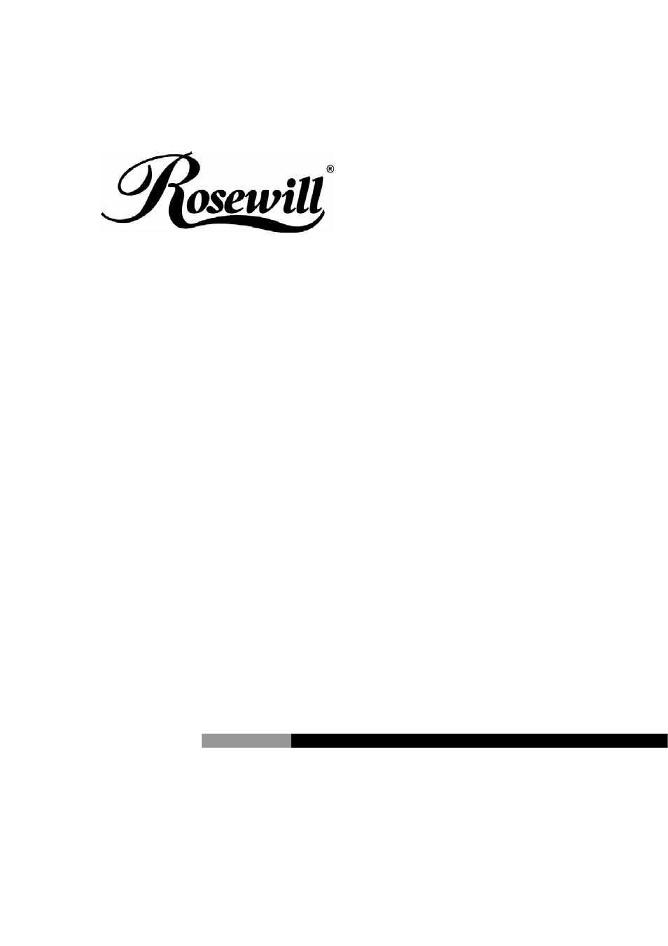 Rosewill RSV-X4000 User Manual | 8 pages