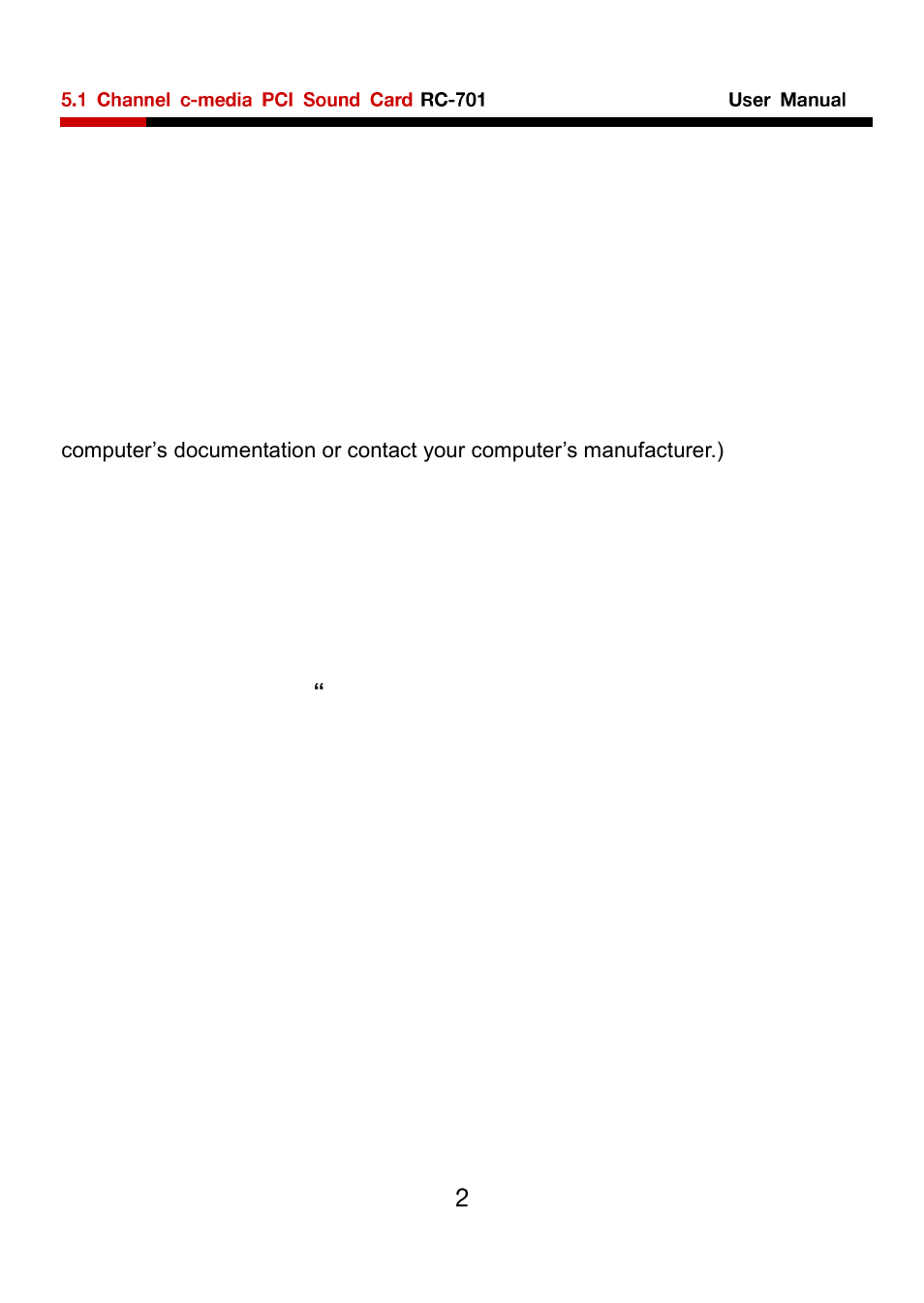 Hardware installation, Driver installation | Rosewill RC-701 User Manual | Page 3 / 5