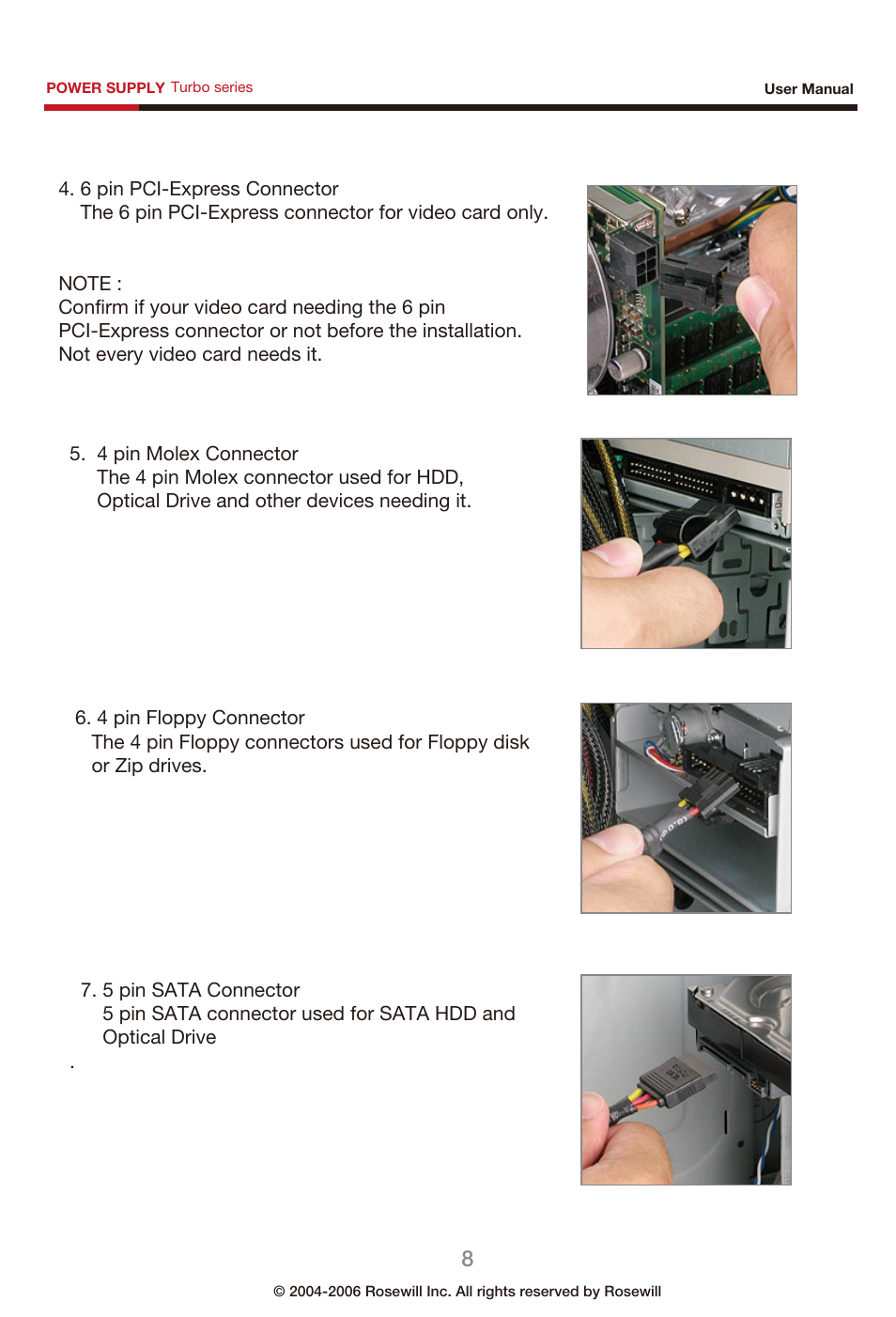 Rosewill Power Supply User Manual | Page 9 / 12