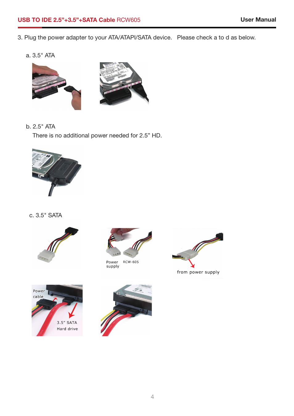 Rosewill RCW-605. User Manual | Page 5 / 10