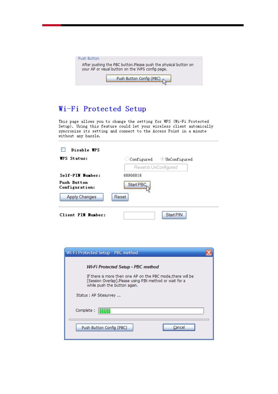 2 method 2 push button | Rosewill WIRELESS N ADAPTER RNX-N150UBE User Manual | Page 24 / 26