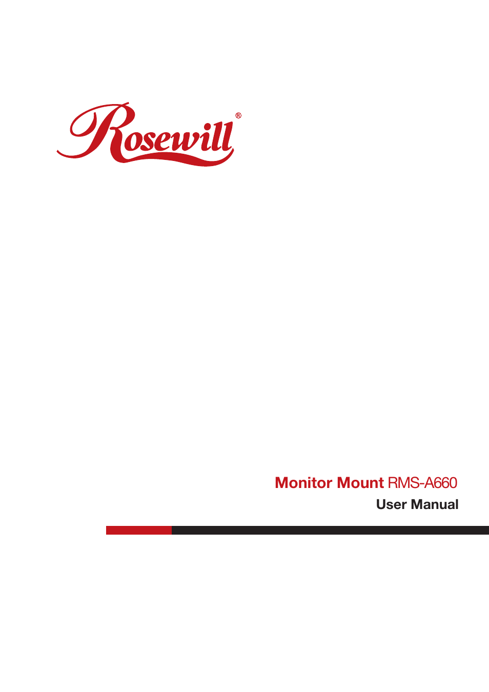 Rosewill RMS-A660 User Manual | 3 pages